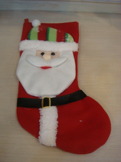 19吋聖誕老公公造型襪